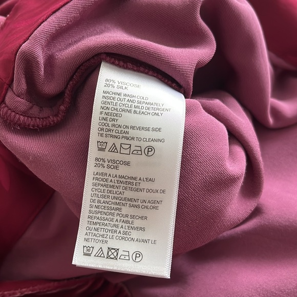 NWT! Tommy Bahama pink velvet silk-blend tunic blouse size small - Picture 4 of 8